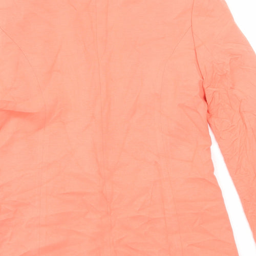 Oasis Womens Pink Jacket Blazer Size 8 Button