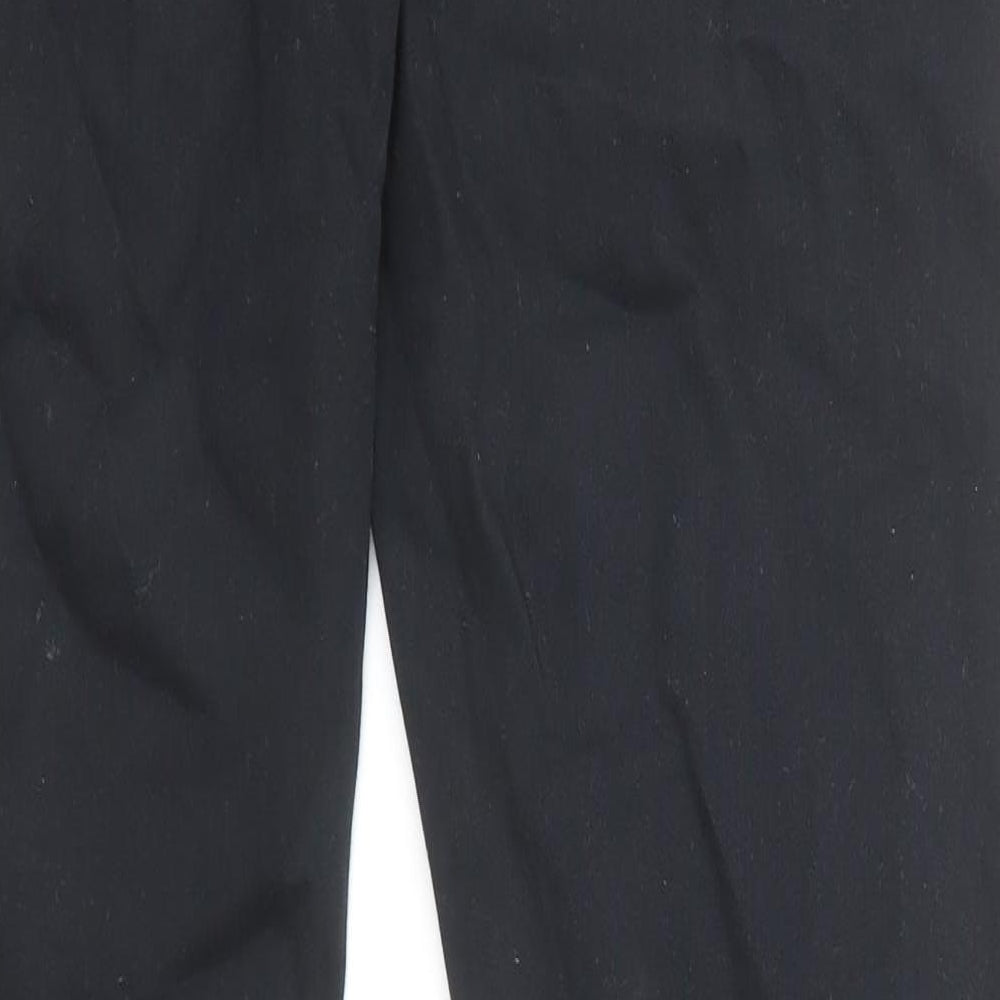Marks and Spencer Mens Black Cotton Skinny Jeans Size 34 in L33 in Slim Zip