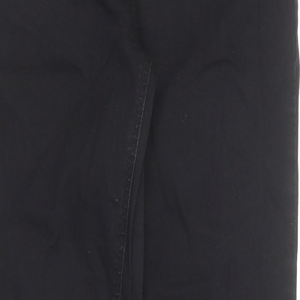 Marks and Spencer Womens Black Cotton Jegging Jeans Size 8 Regular