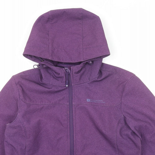 Mountain Warehouse Womens Purple Jacket Size 10 Zip