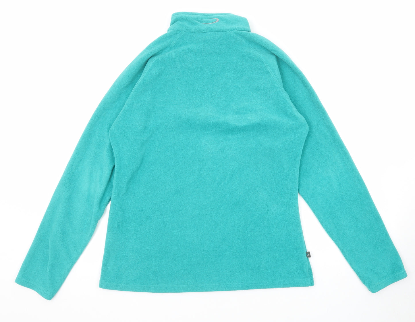 Mountain Life Womens Green Polyester Pullover Sweatshirt Size 14 Zip