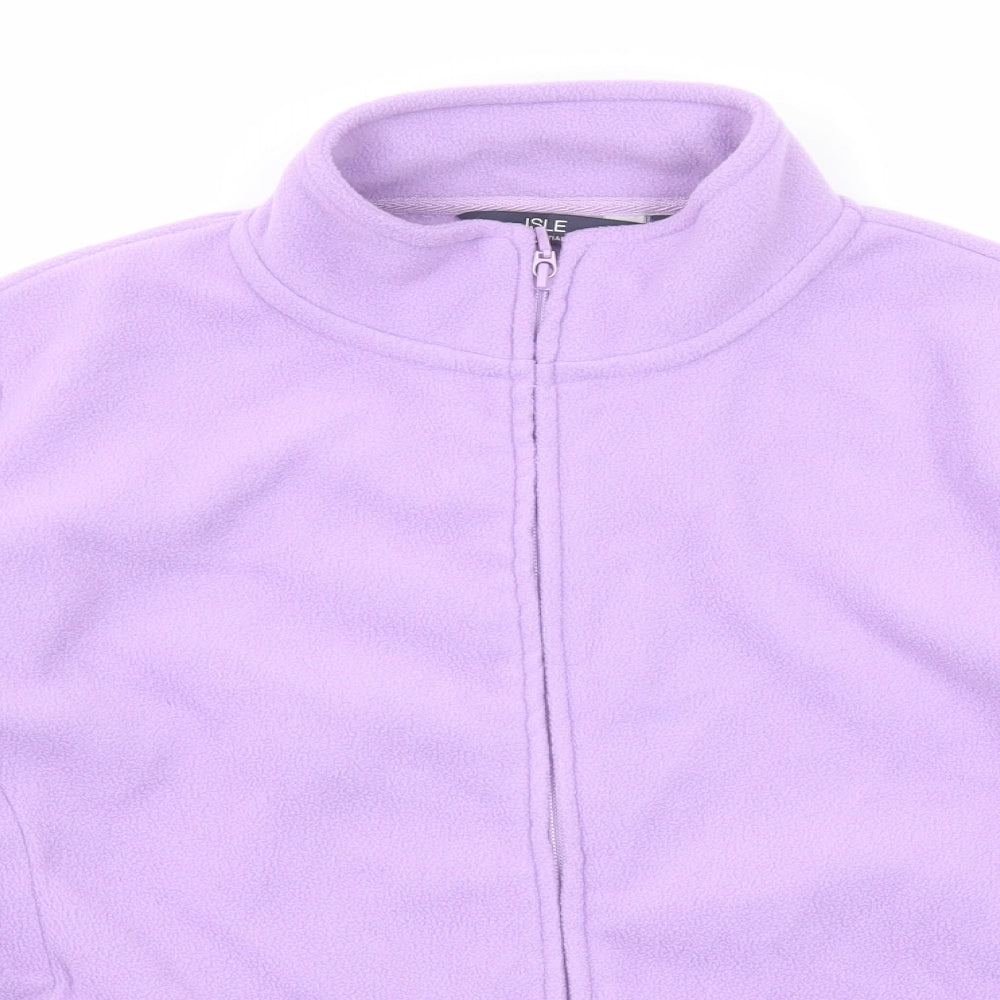 EWM Womens Purple Jacket Size 18 Zip - Size 18-20