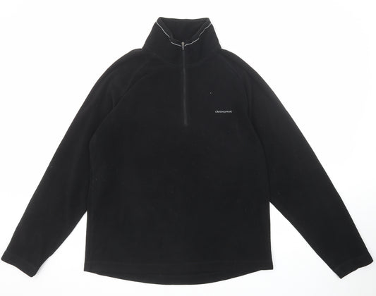 Craghoppers Mens Black Polyester Pullover Sweatshirt Size L
