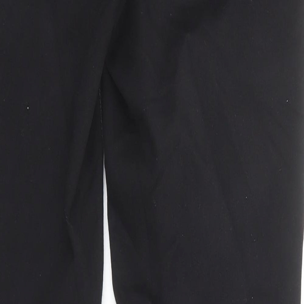 NYJD Womens Black Cotton Straight Jeans Size 6 Regular Zip