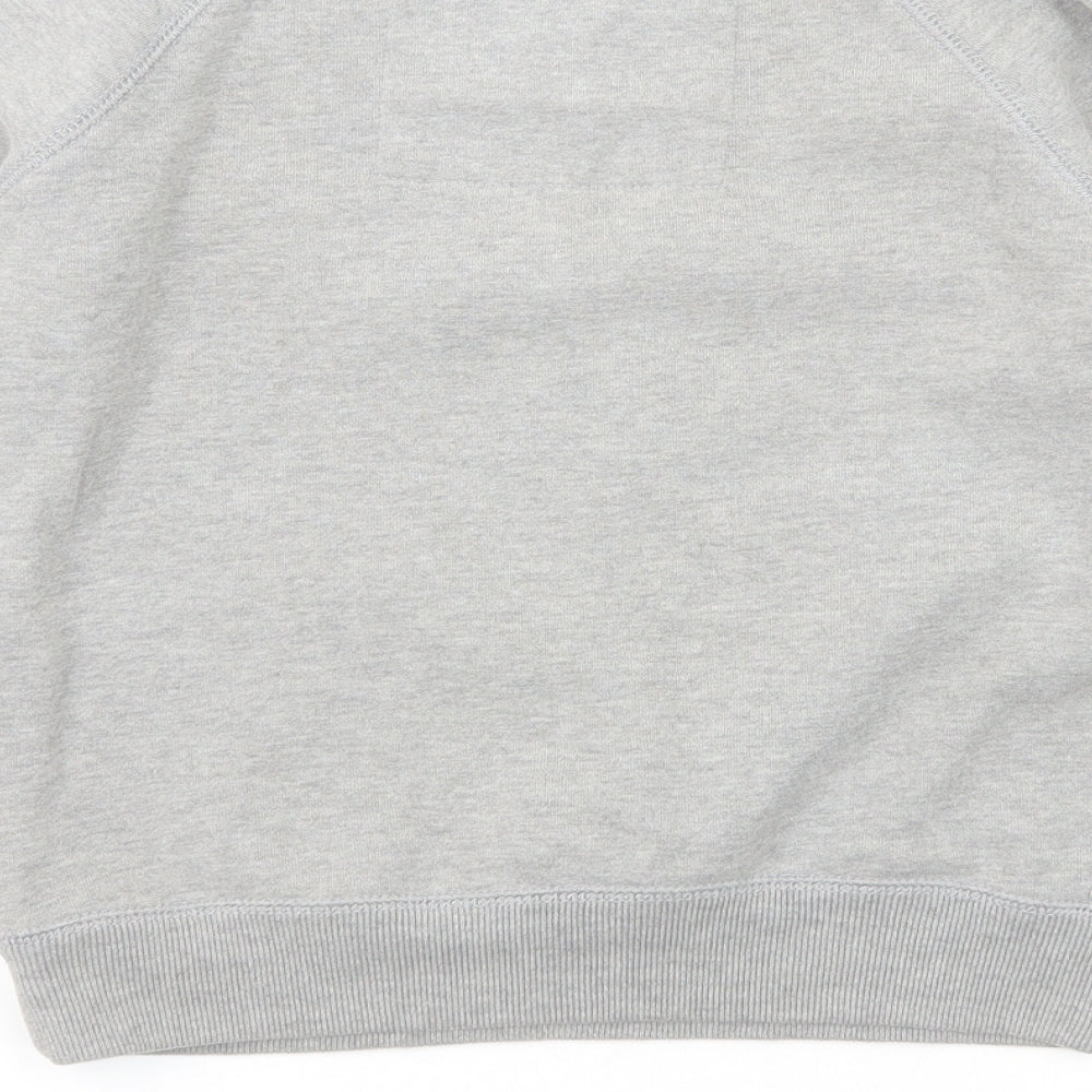Superdry Womens Grey Cotton Pullover Sweatshirt Size XS Pullover