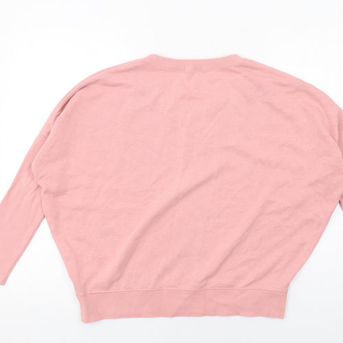 Hush Womens Pink Cotton Pullover Sweatshirt Size XS Pullover