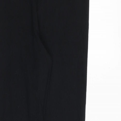 Marks and Spencer Womens Black Cotton Capri Leggings Size 10