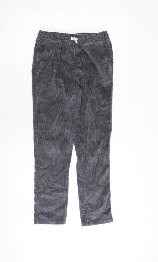 John Lewis Boys Grey Cotton Jogger Trousers Size 9 Years Regular Drawstring