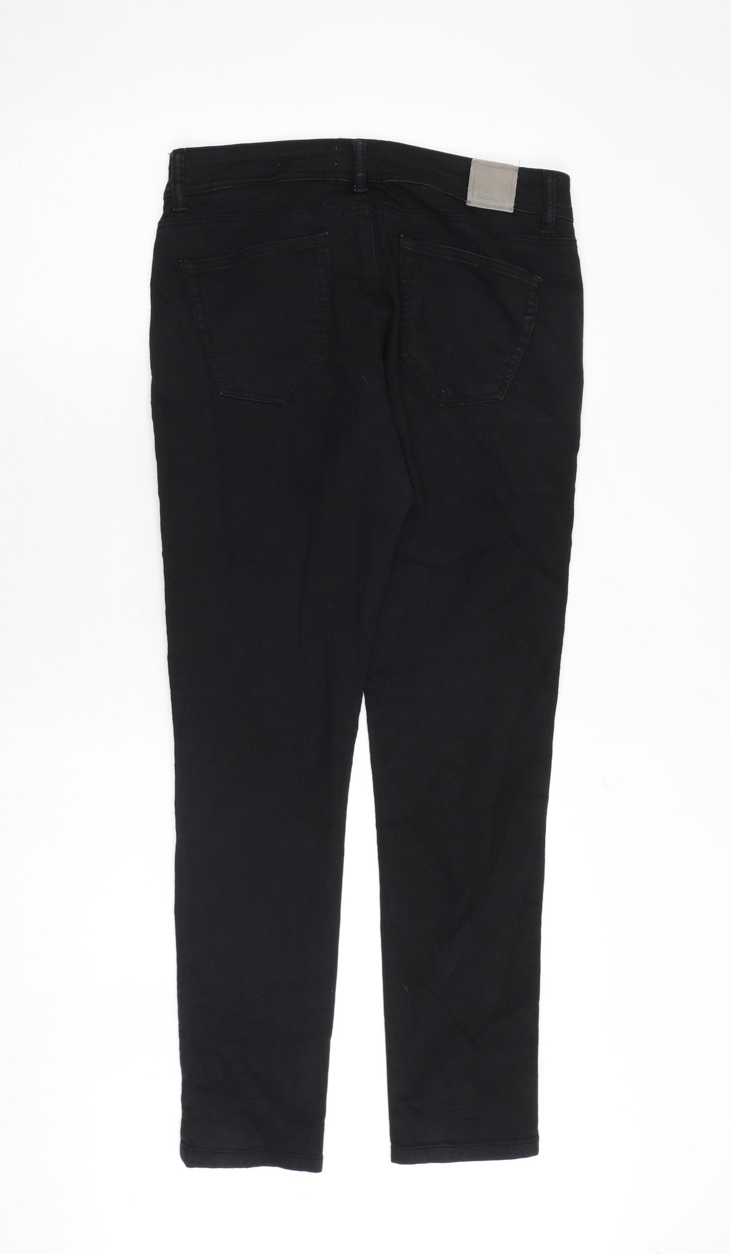Bench Womens Black Cotton Skinny Jeans Size 29 in L30 in Regular Zip