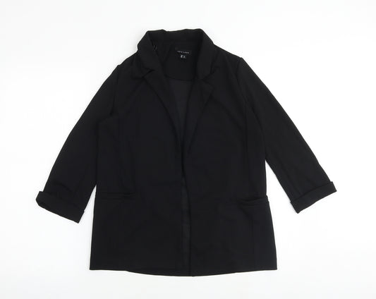 New Look Womens Black Jacket Blazer Size 10