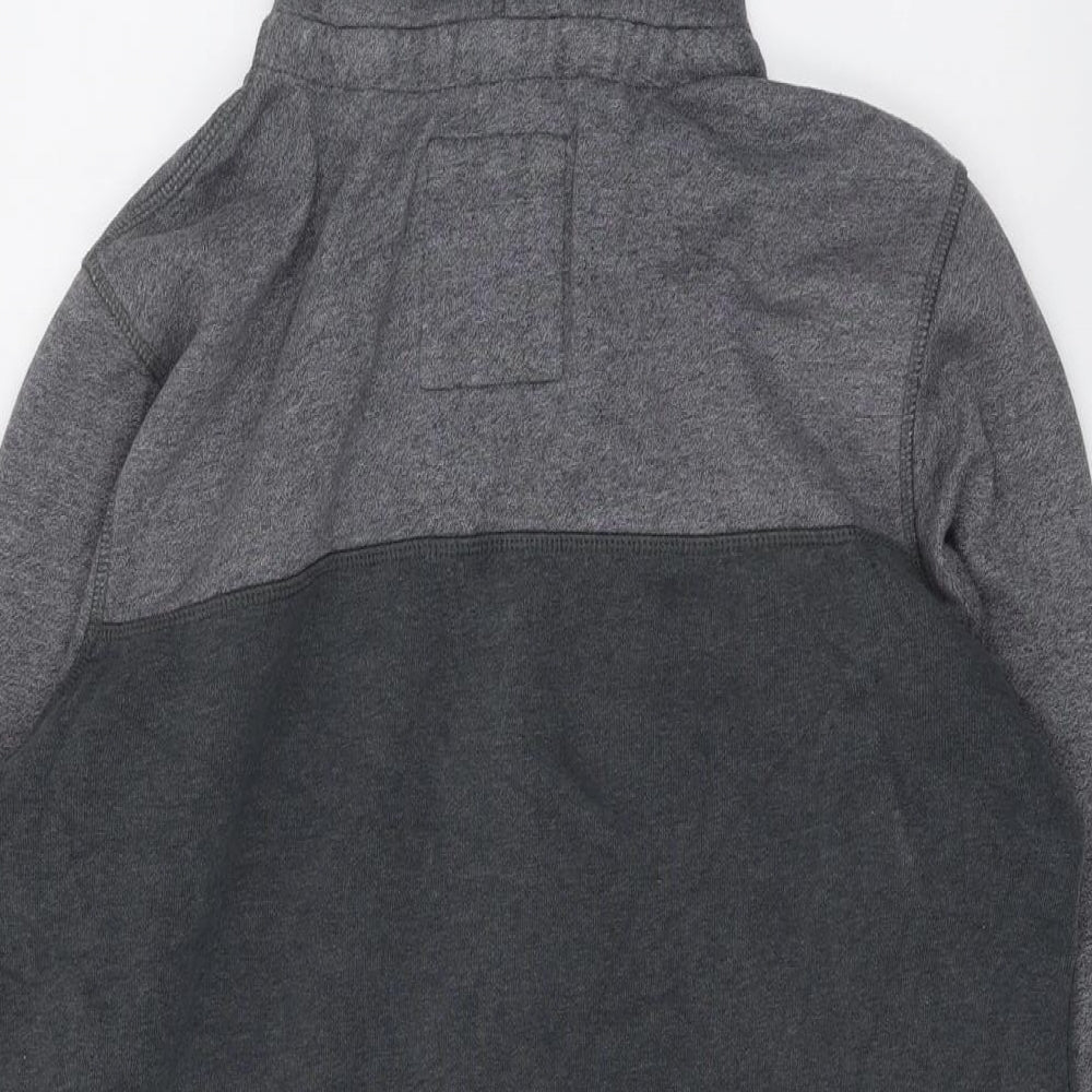 Fat Face Mens Grey Cotton Full Zip Hoodie Size M