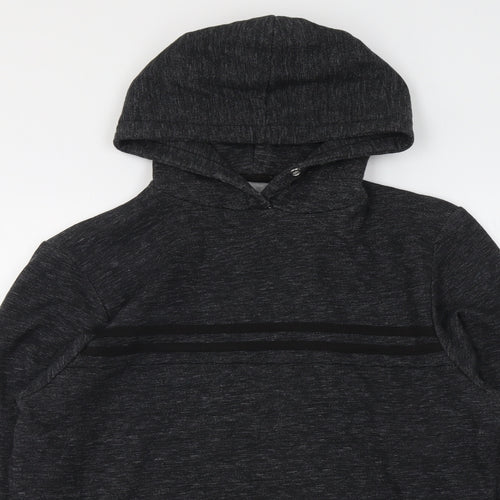 Five Threads Mens Grey Cotton Pullover Hoodie Size L
