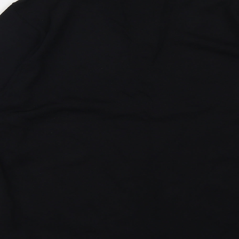 Kasper Womens Black V-Neck Viscose Pullover Jumper Size XL