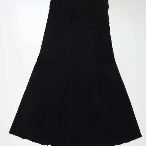 Jigsaw Womens Black Viscose Maxi Skirt Size S