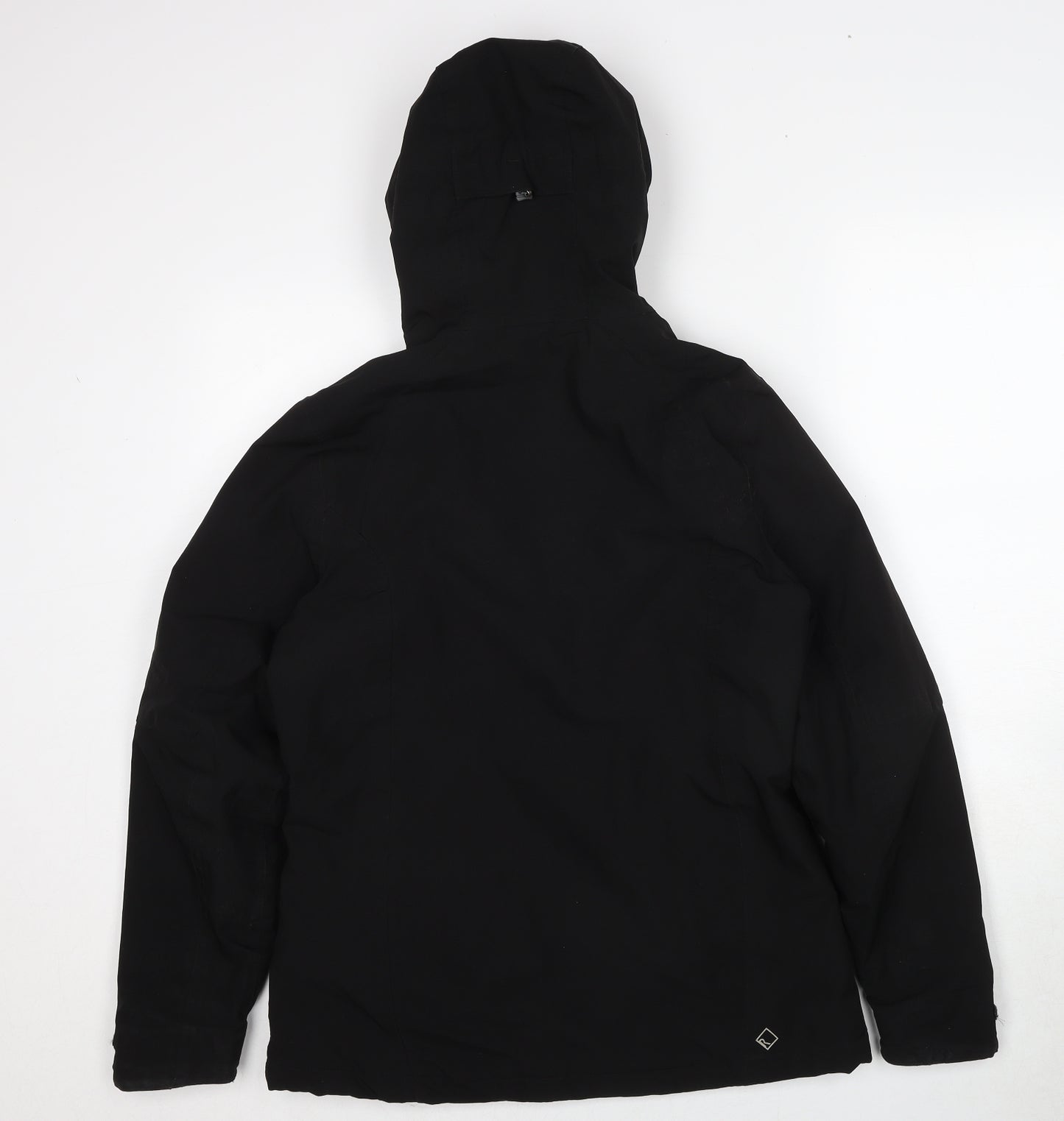 Regatta Womens Black Windbreaker Jacket Size 12 Zip