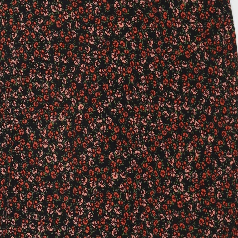 New Look Womens Multicoloured Floral Viscose Peasant Skirt Size 10