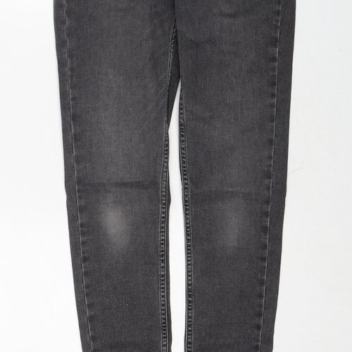 Levi's Womens Grey Cotton Skinny Jeans Size 26 in L30 in Regular Zip