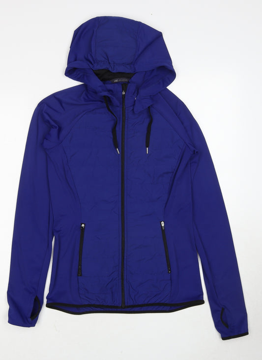 Marks and Spencer Womens Blue Jacket Size 8 Zip
