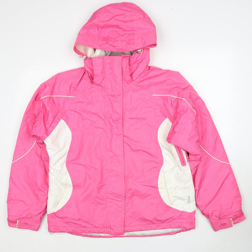 Trespass Womens Pink Ski Jacket Jacket Size 14 Zip