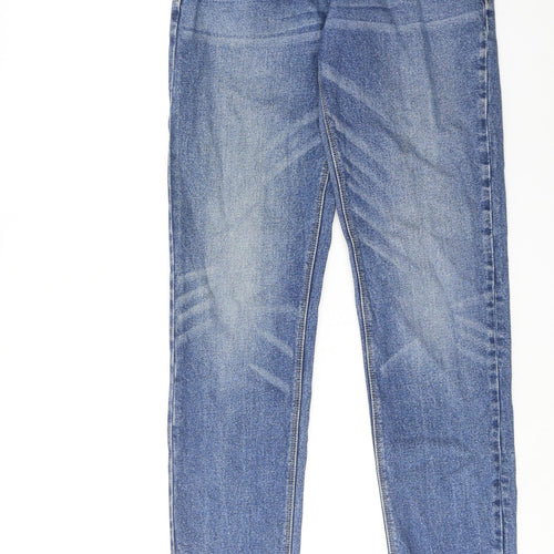 ASOS Womens Blue Cotton Skinny Jeans Size 30 in L36 in Regular Zip