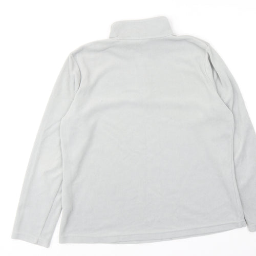 Regatta Womens Grey Polyester Pullover Sweatshirt Size 16 Zip