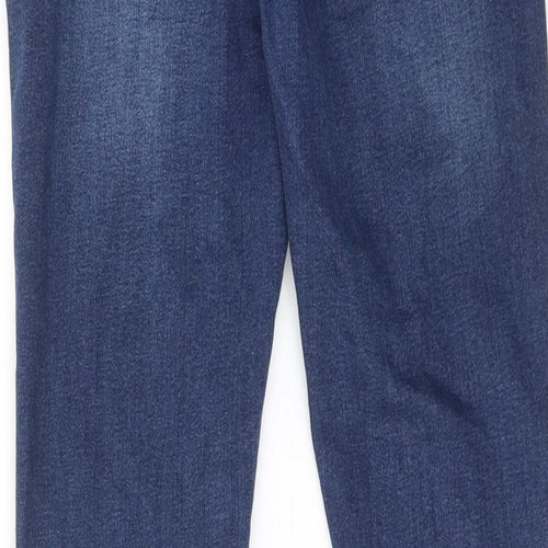 Carpe Omnia Womens Blue Cotton Skinny Jeans Size 30 in L30 in Regular Zip