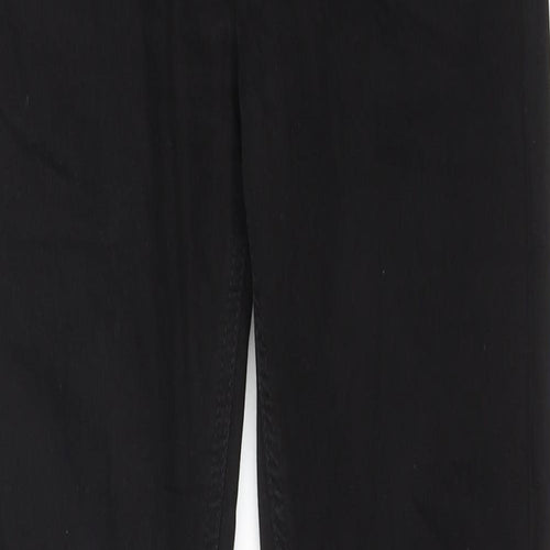 Dorothy Perkins Womens Black Cotton Skinny Jeans Size 6 Regular Zip