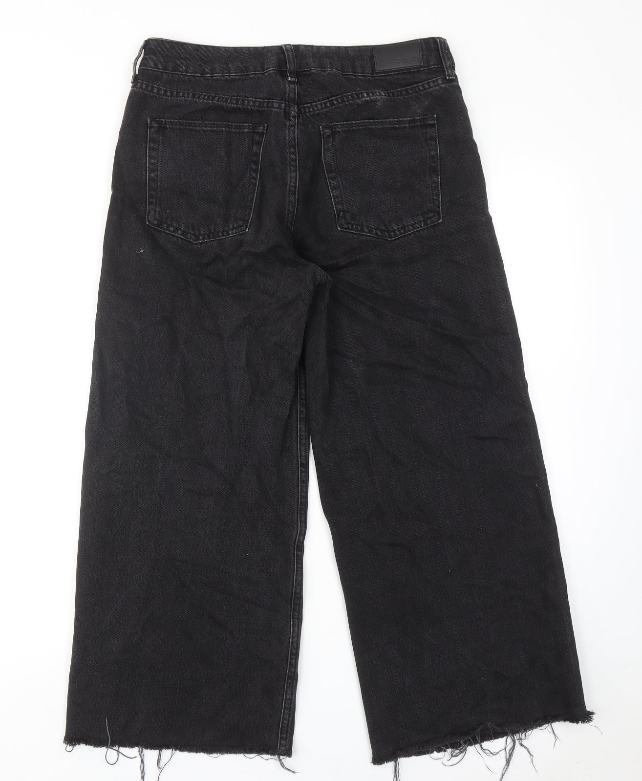 BDG Womens Black Cotton Wide-Leg Jeans Size 29 in L30 in Regular Zip