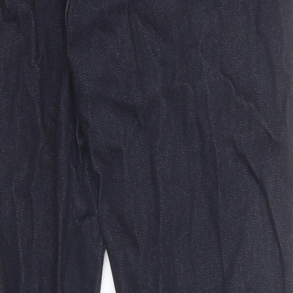 Autograph Womens Blue Cotton Skinny Jeans Size 16 Regular Zip
