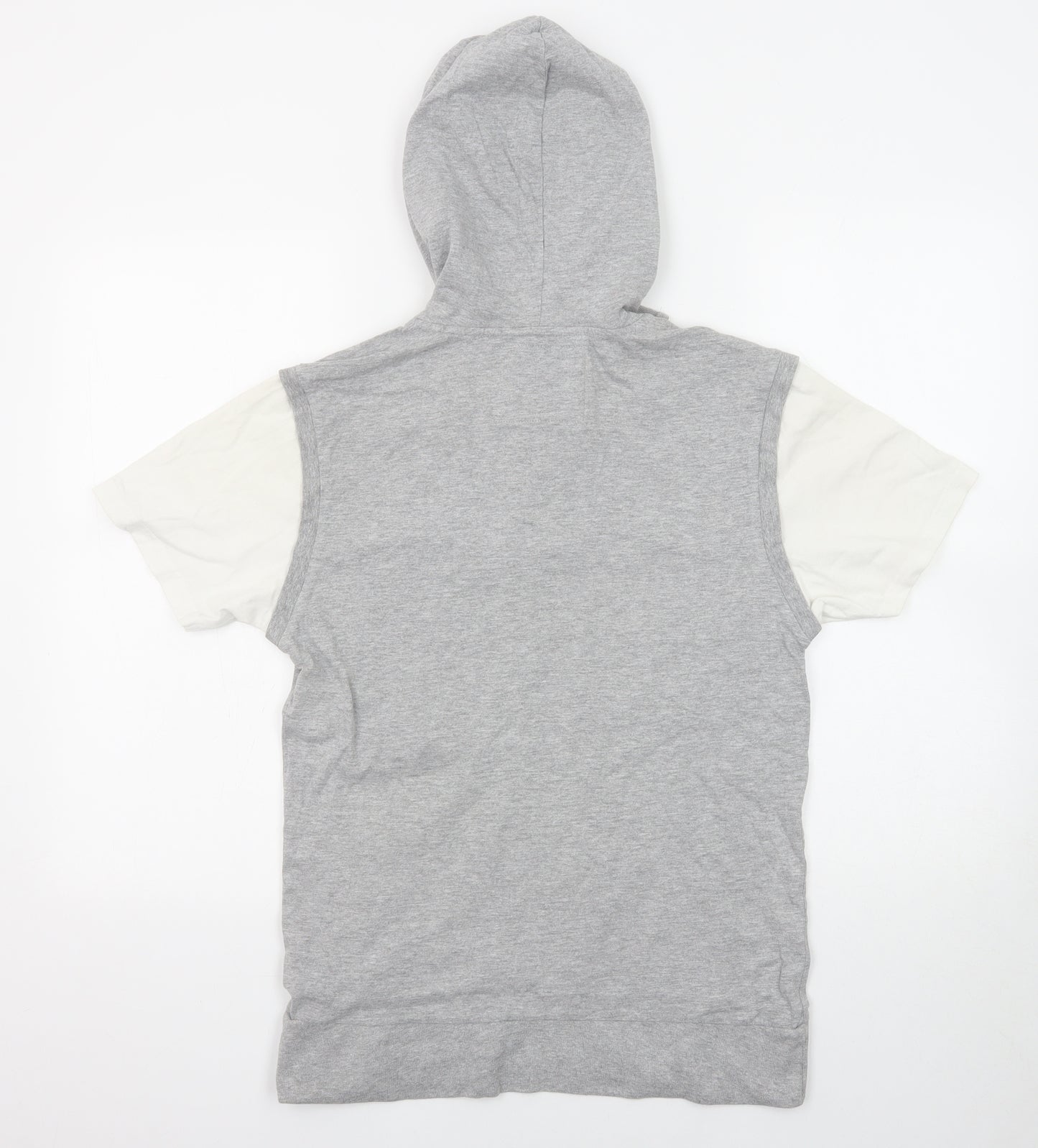 UrbanSpirit Mens Grey Cotton Pullover Hoodie Size S