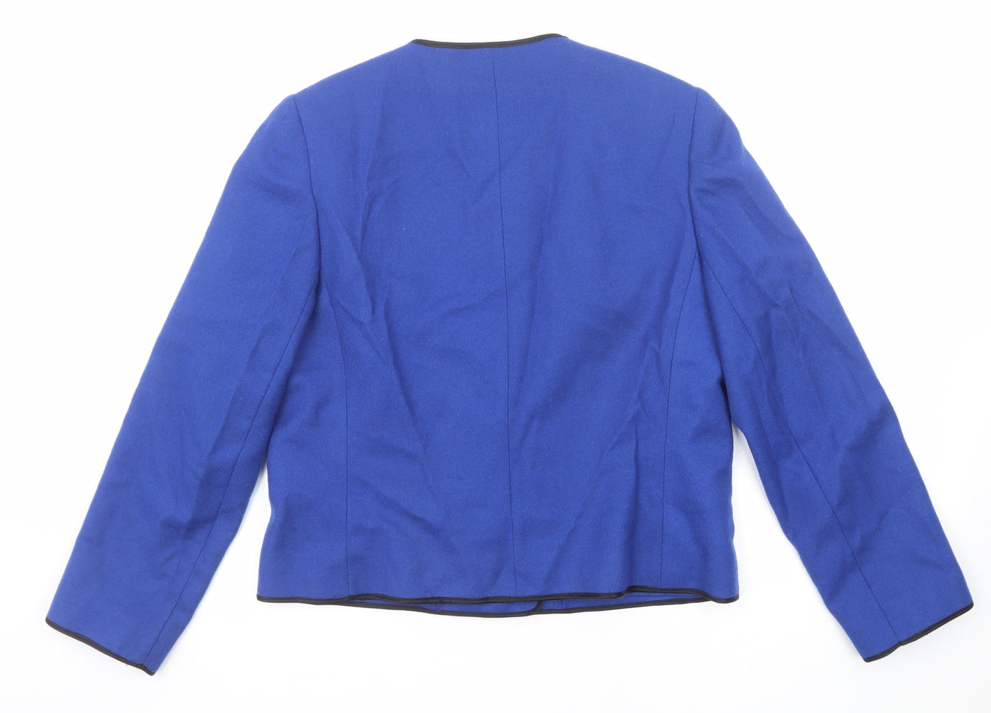 Windsmoor Womens Blue Jacket Blazer Size 14 Button