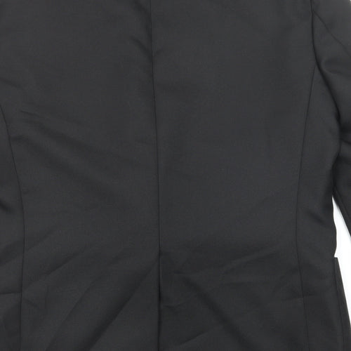 Essentials Mens Black Nylon Jacket Blazer Size 42 Regular