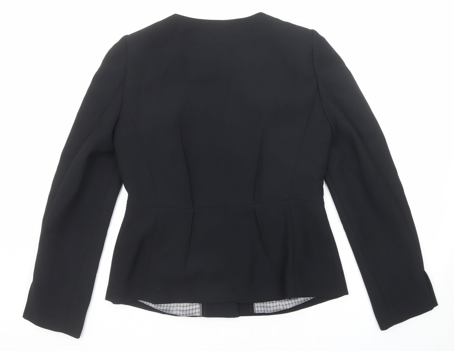 NEXT Womens Black Jacket Blazer Size 12 Snap - Open