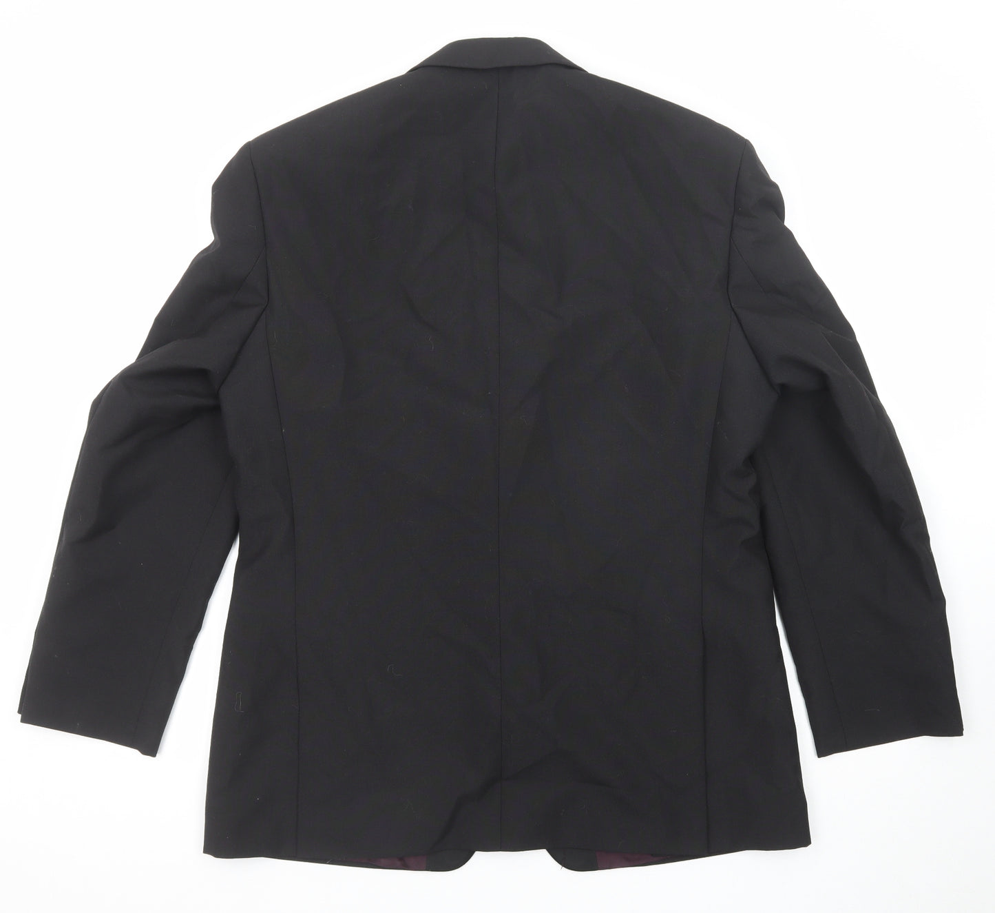 Burton Mens Black Polyester Jacket Suit Jacket Size 42 Regular