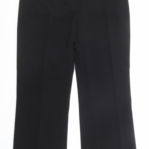 Sticky Fingers Womens Black Polyester Dress Pants Trousers Size 14 Regular Zip
