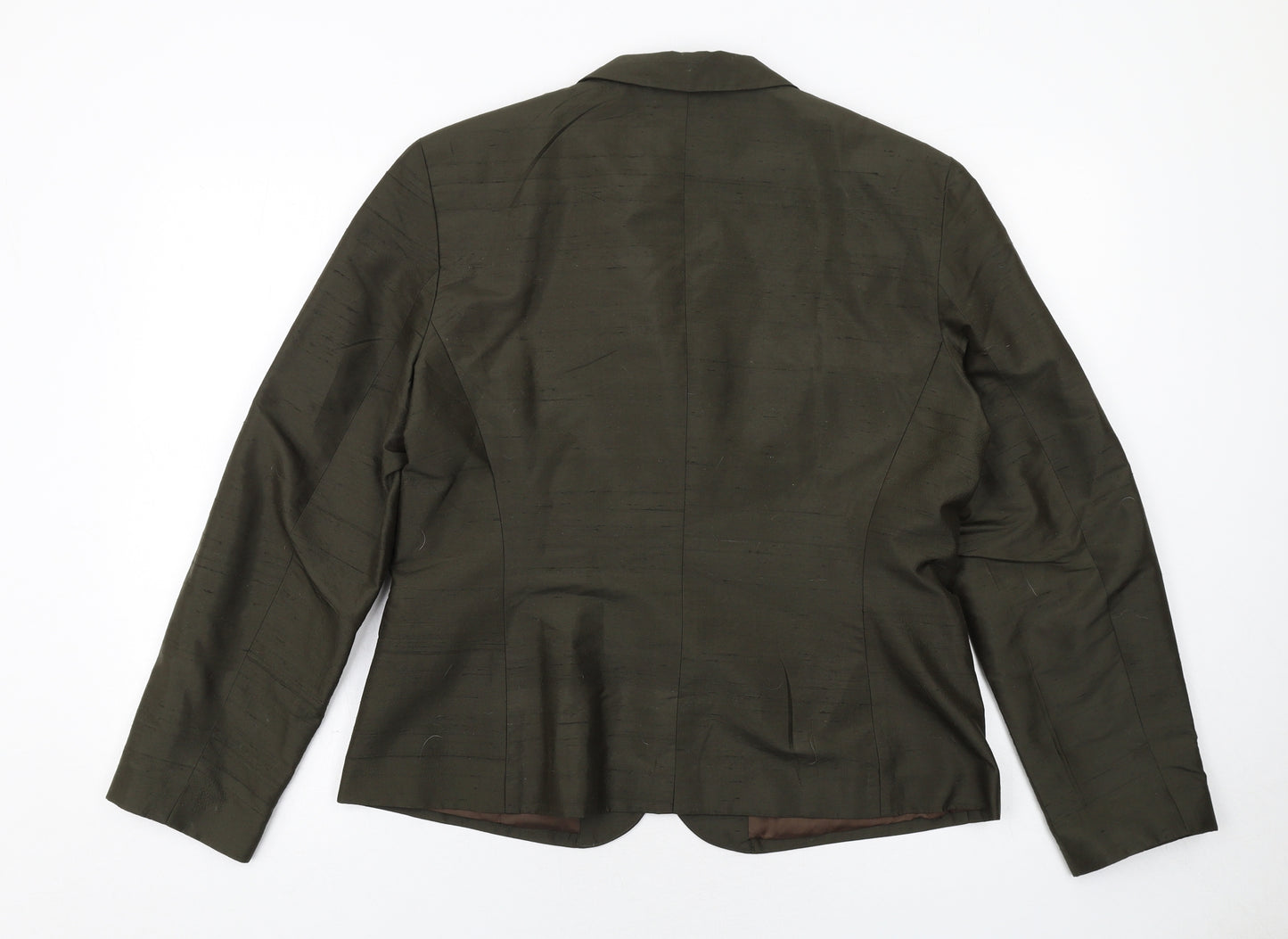 Finity Studio Womens Green Jacket Blazer Size 18 Button