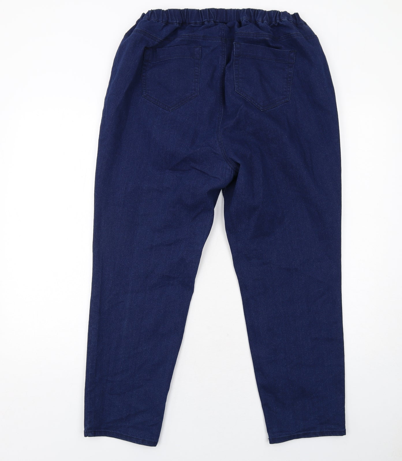Evans Womens Blue Cotton Jegging Jeans Size 20 Regular