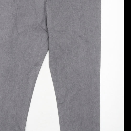 Julipa Womens Grey Cotton Jegging Jeans Size 20 Regular