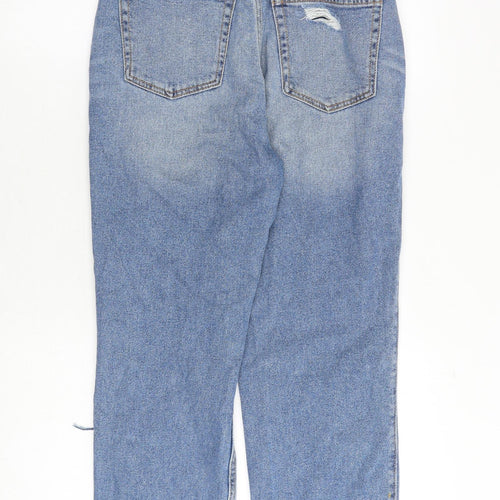 Hollister Womens Blue Cotton Straight Jeans Size 26 in Regular Zip