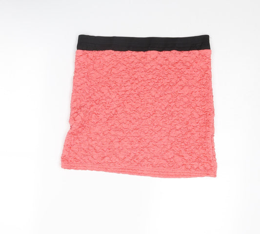 Pilot Womens Pink Polyester Bandage Skirt Size 12