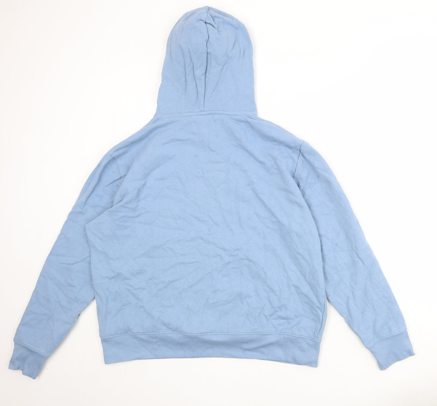 Marks and Spencer Womens Blue Cotton Pullover Hoodie Size XL Pullover