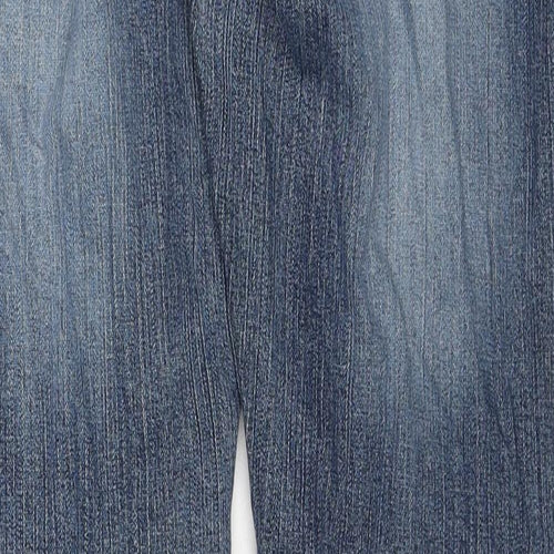 Dorothy Perkins Womens Blue Cotton Skinny Jeans Size 14 Regular Zip