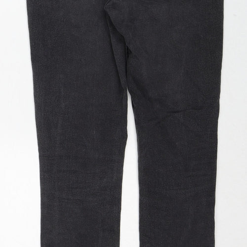 H&M Womens Black Cotton Skinny Jeans Size 29 in Regular Zip