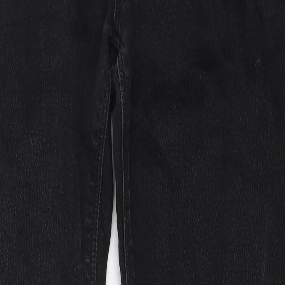 ASOS Mens Black Cotton Skinny Jeans Size 32 in L30 in Regular Zip