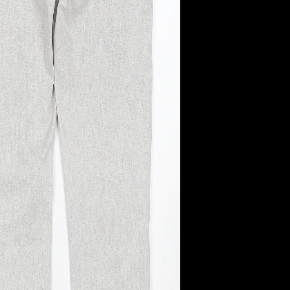 Mango Womens Grey Cotton Skinny Jeans Size 12 Regular Zip