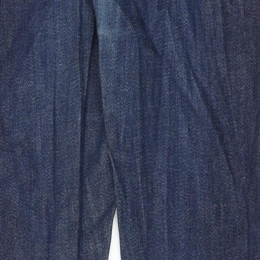 Uniqlo Mens Blue Cotton Skinny Jeans Size 31 in L34 in Regular Zip