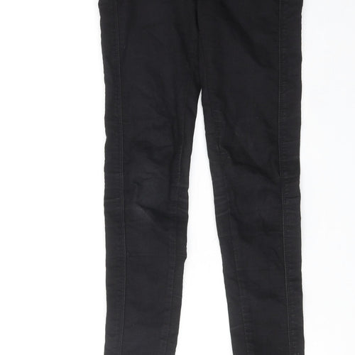 Miso Womens Black Cotton Skinny Jeans Size 8 Regular Zip