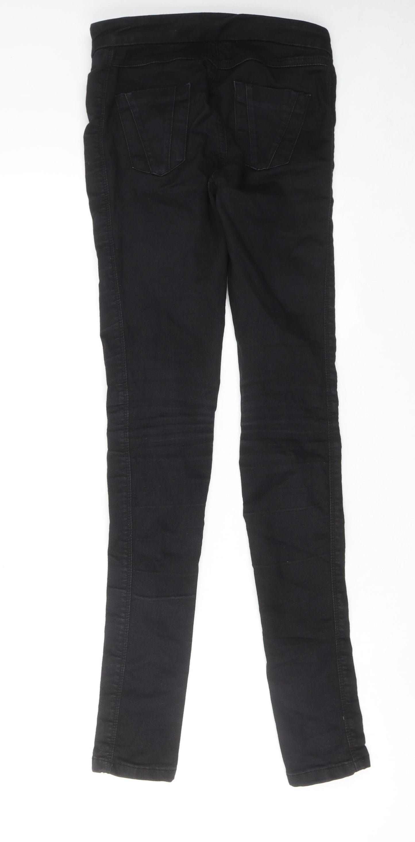 Miso Womens Black Cotton Skinny Jeans Size 8 Regular Zip