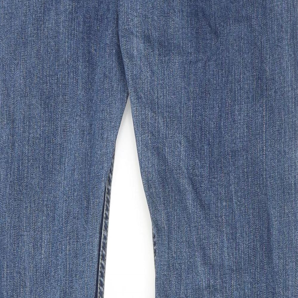 Kirkland Mens Blue Cotton Straight Jeans Size 34 in L34 in Regular Zip
