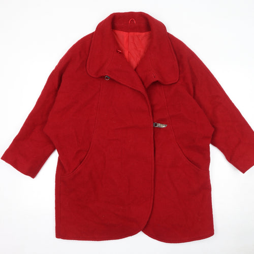 Miss Smith Womens Red Jacket Size 14 Magnetic